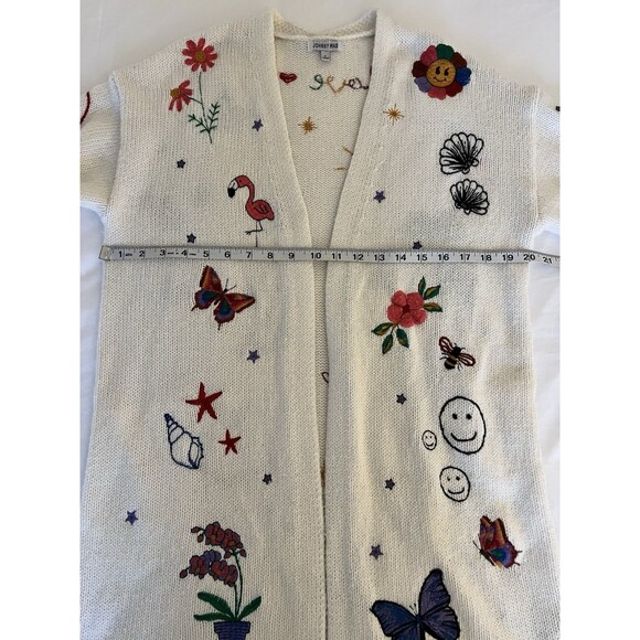 Johnny Was Sabina Long Cardigan Embroidered Size Small EUC - Picture 10 of 11